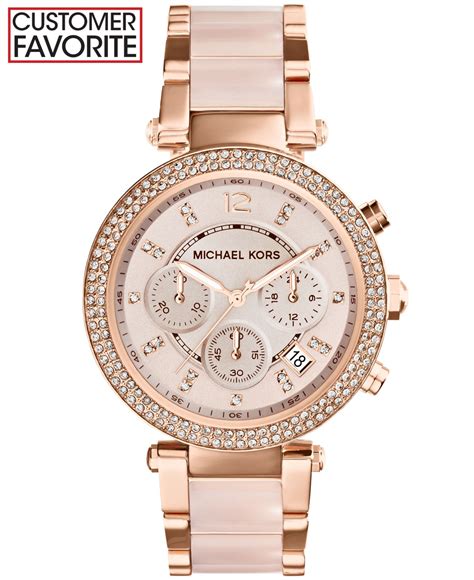 michael kors women's watch mk5735|mk5896 rose gold.